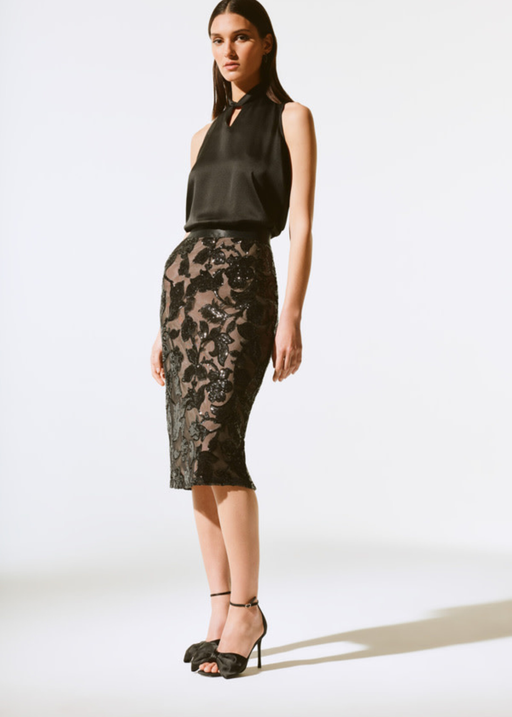 Joseph Ribkoff High neck keyhole