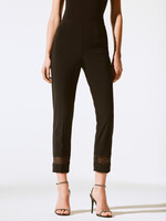 Joseph Ribkoff Mesh rhinestone hem detail pant