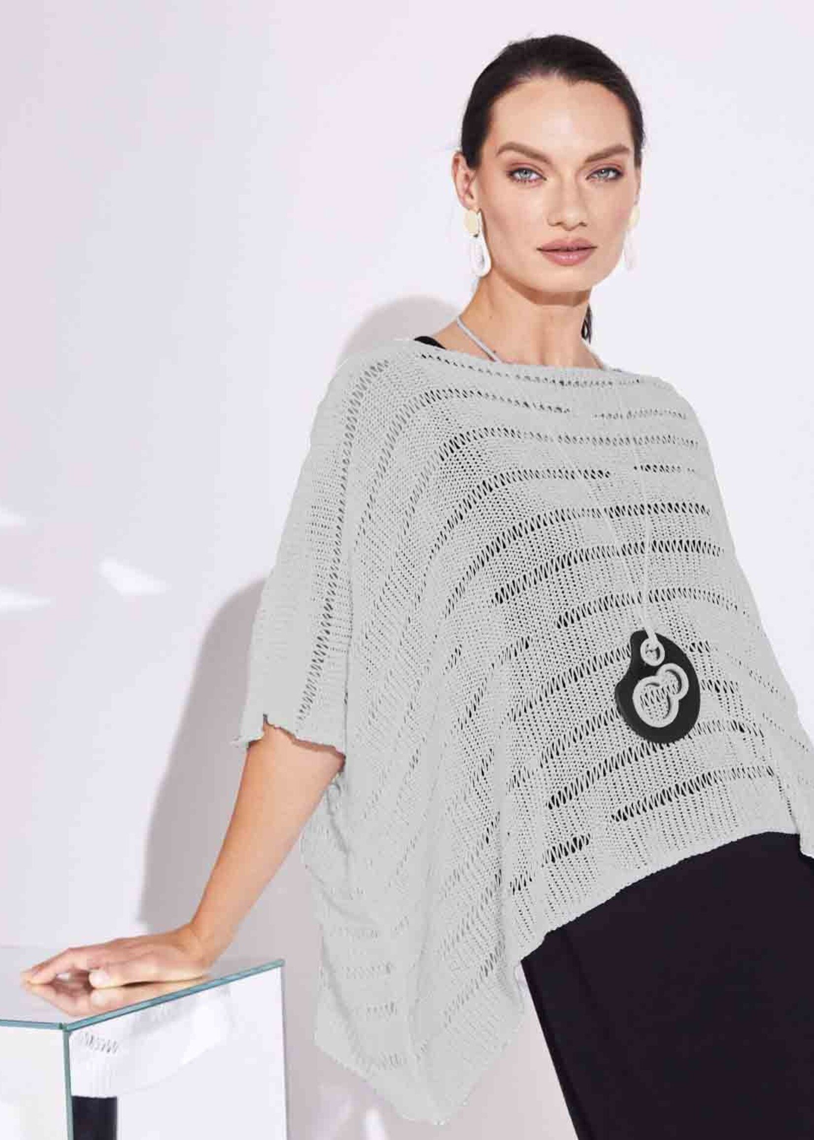 NAYA Weave square knit top