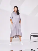 NAYA Jersey mix drawstring dress