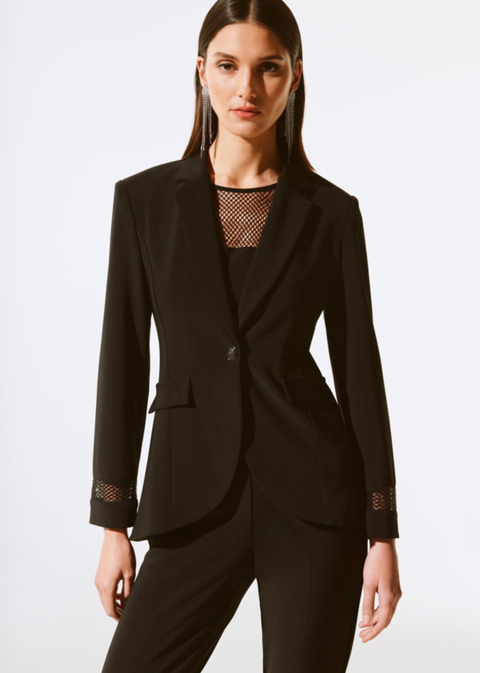 Joseph Ribkoff Business blazer w/ mesh cuff detail