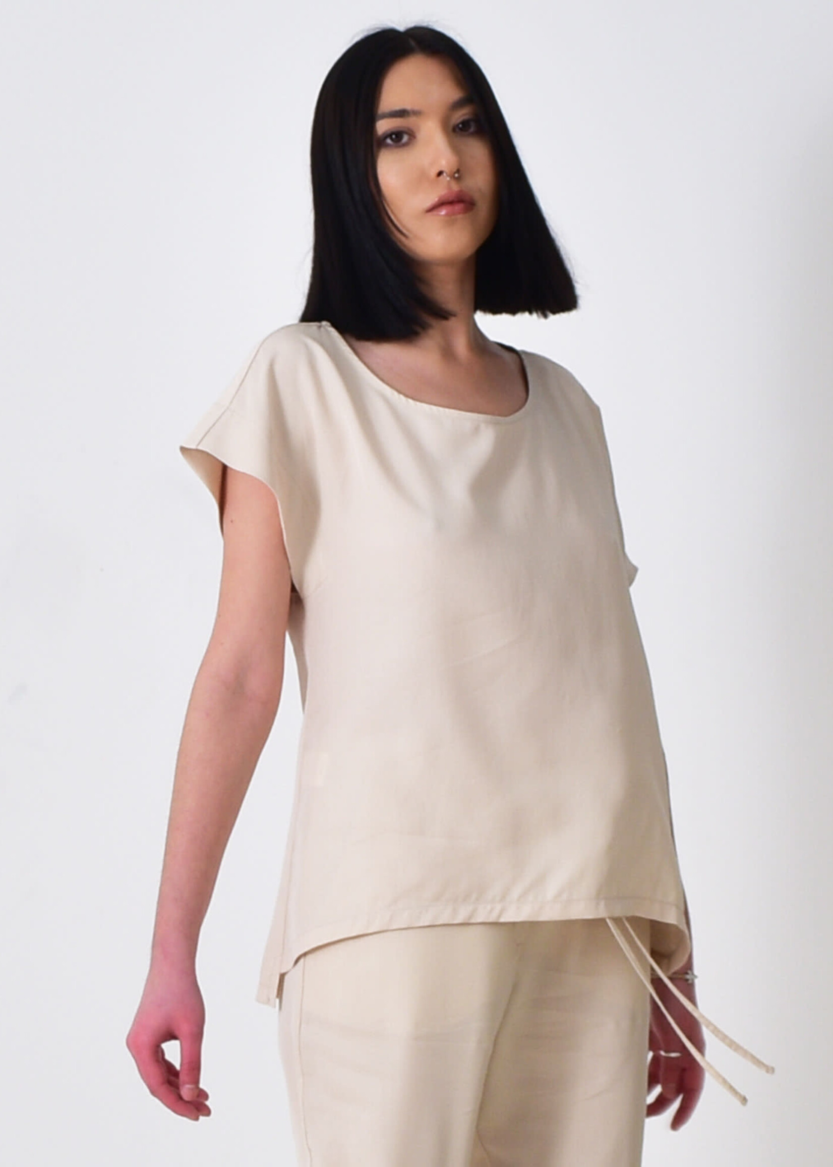 Lotus Eaters Cap sleeve top