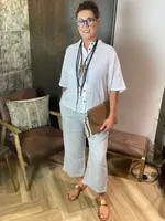 Lotus Eaters Cropped ankle pant