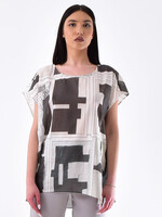 Lotus Eaters Geometric print top