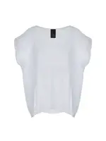 Lotus Eaters Textured linen t-shirt