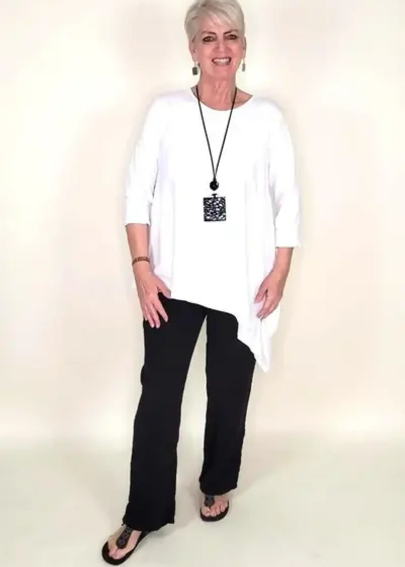 Palo Tricot Angled hem tunic top