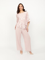 Alex evening Straight leg chiffon pant