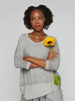 Luukaa Mesh knit top