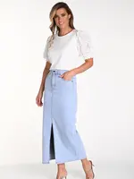 Frank Lyman Denim maxi skirt