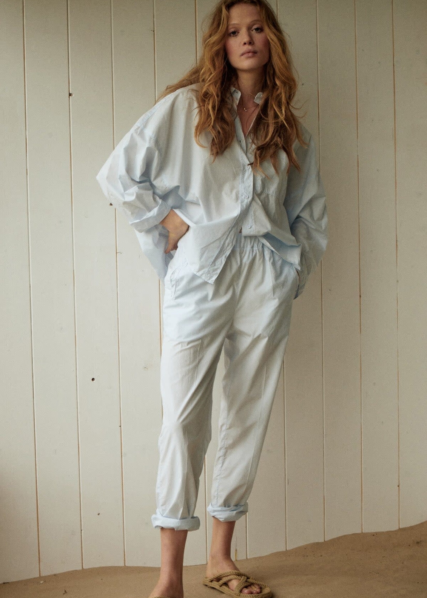 Penn & Ink Poplin cotton pant