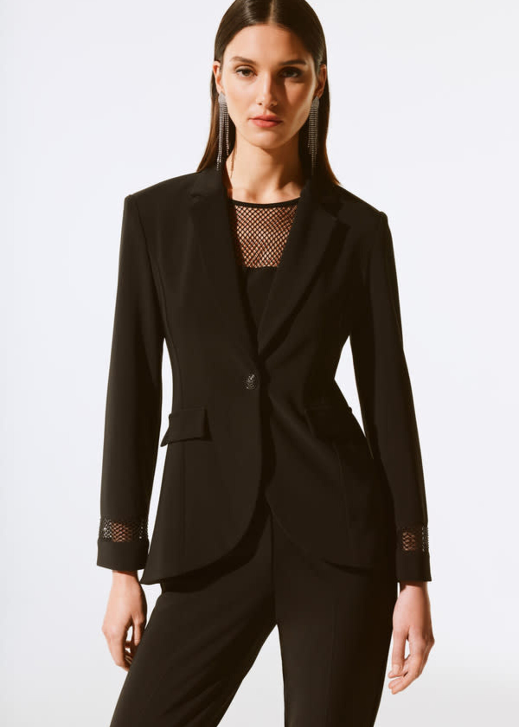 Joseph Ribkoff Business blazer w/ mesh cuff detail