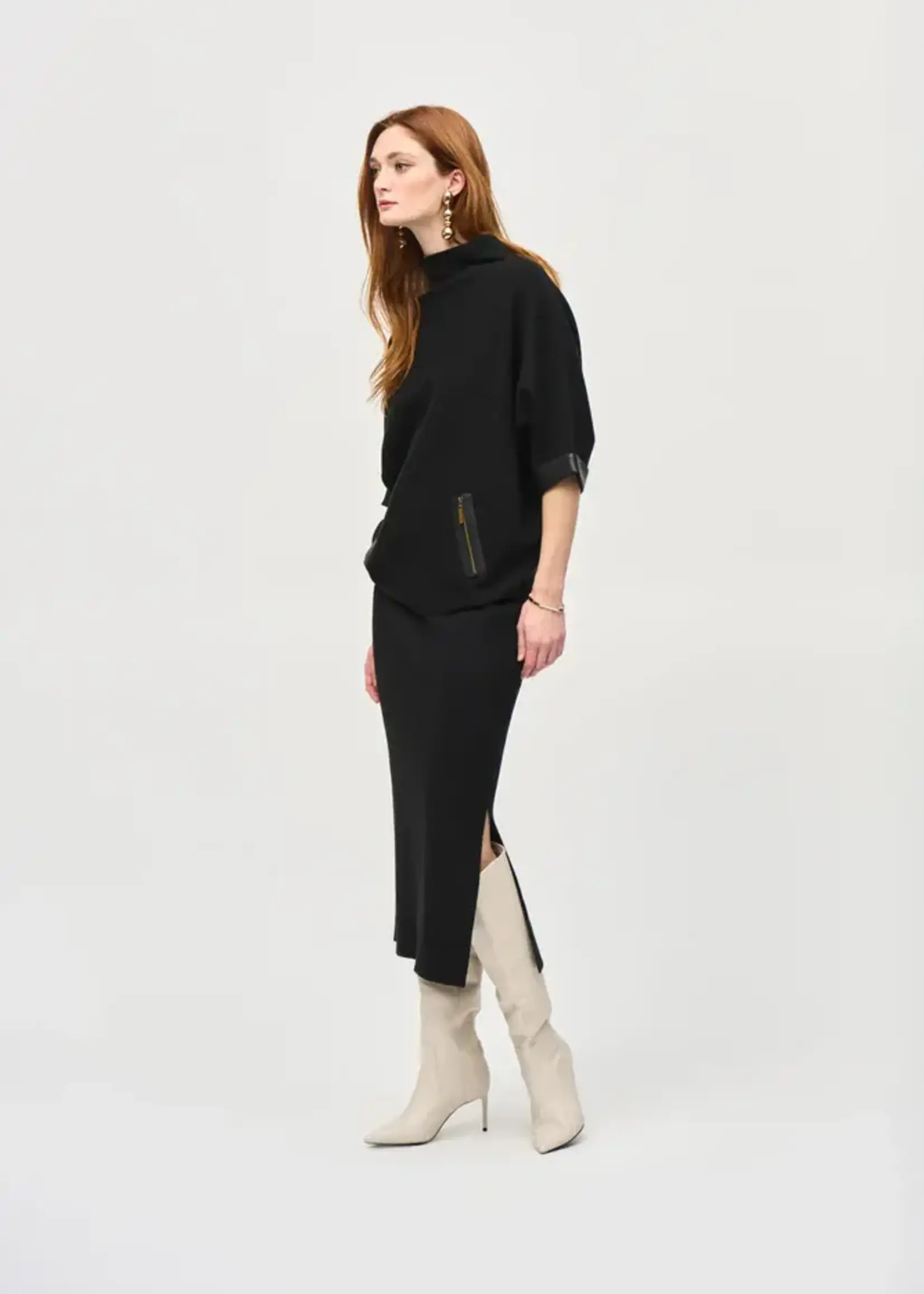 Joseph Ribkoff High- Rise midi skirt