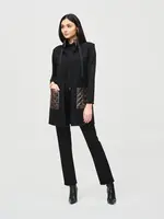 Joseph Ribkoff Metallic detail quilted vest