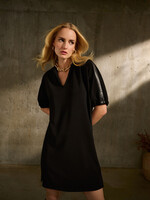 Joseph Ribkoff Mini cut- away slit dress