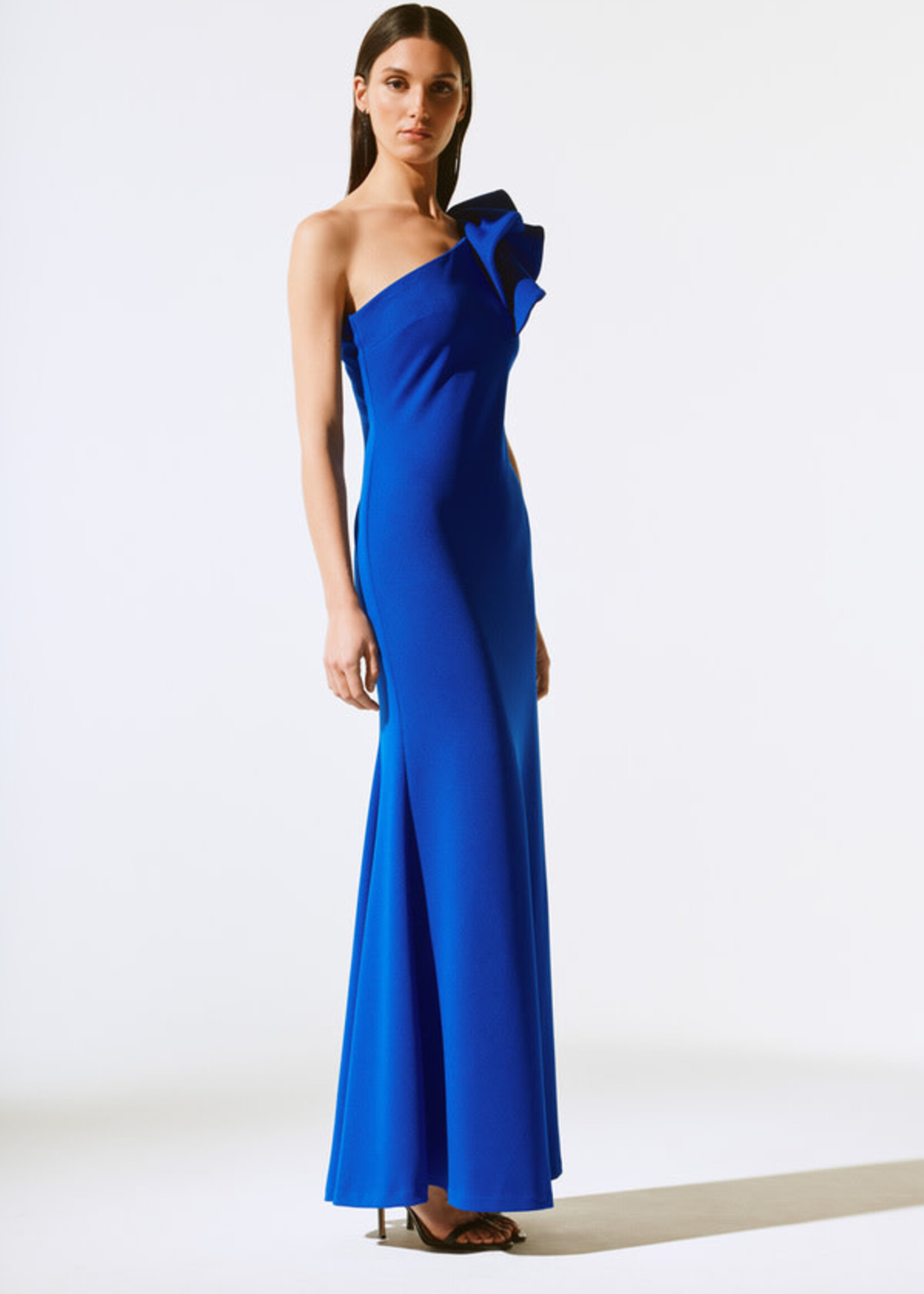 Joseph Ribkoff One flutter sleeve mermaid dress