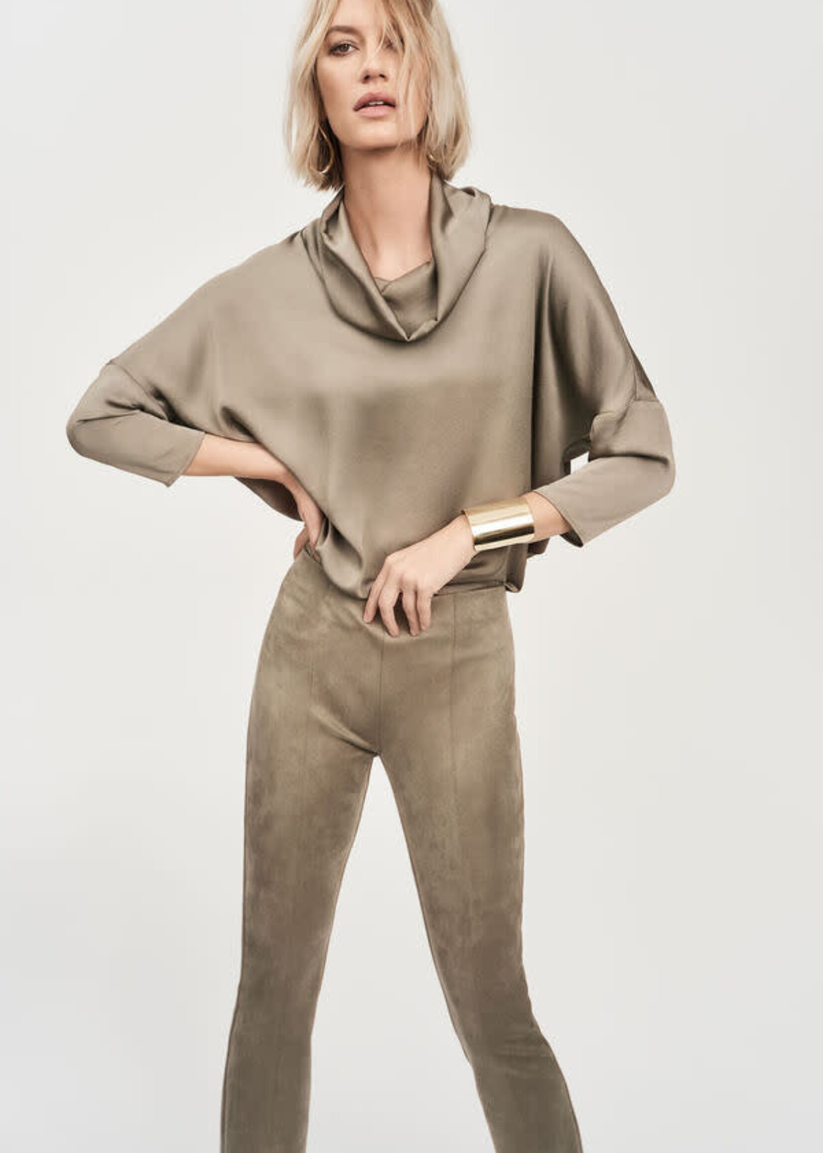 Joseph Ribkoff Satin cowl neck top
