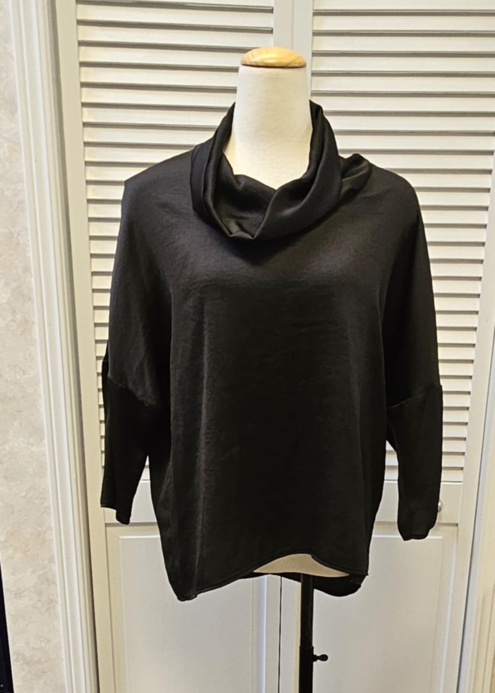 Joseph Ribkoff Satin cowl neck top