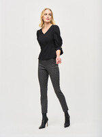 Joseph Ribkoff Puff sleeve top w/ pearl
