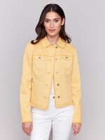 Charlie B Frayed Edge Denim Jkt