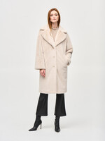 Joseph Ribkoff Faux fur straight coat