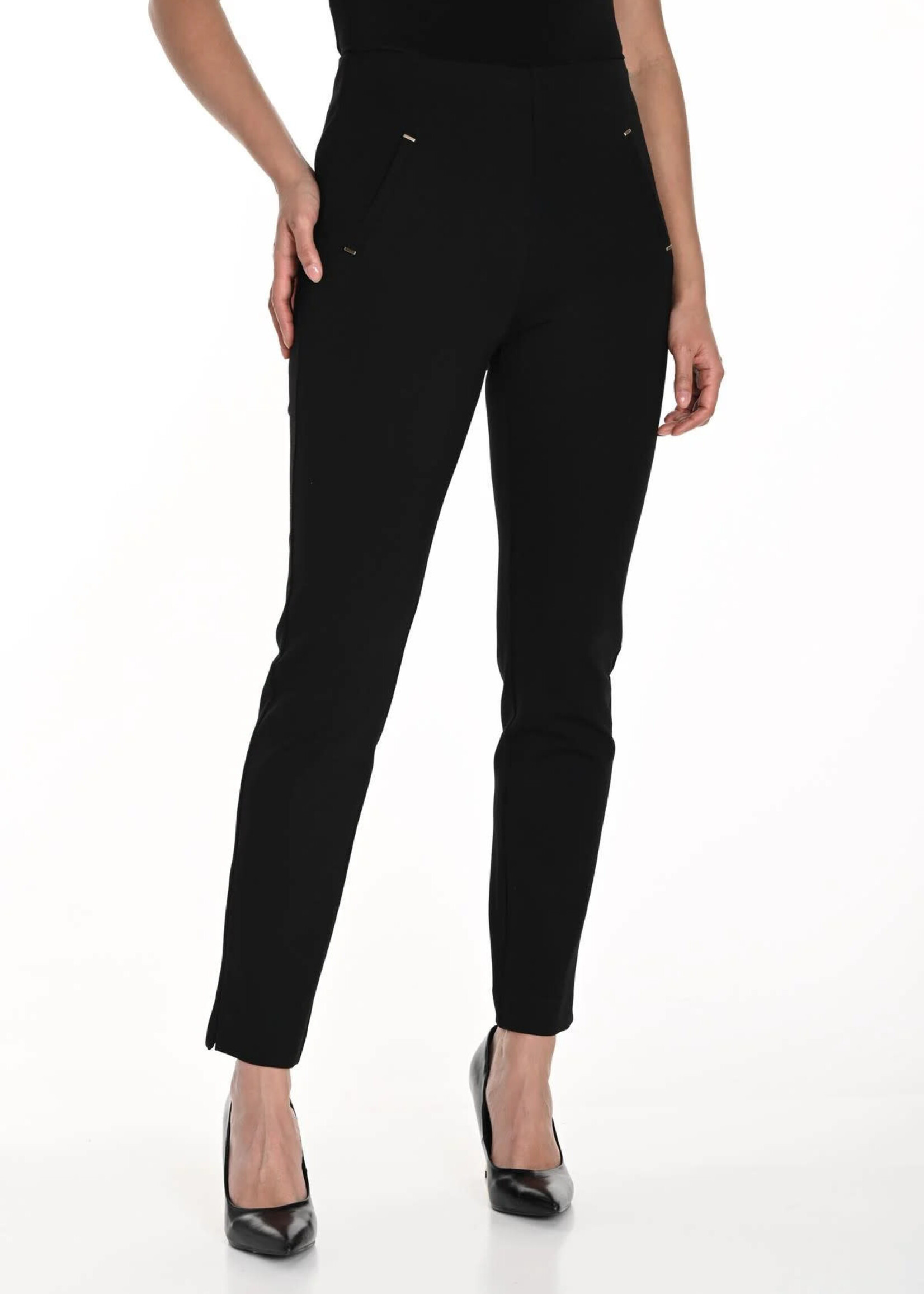Frank Lyman Straight leg pant with gold detail