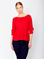 Frank Lyman Ribbed bout neck ribbed blouse