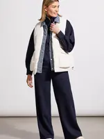Tribal Fooler vest w/  denim detail