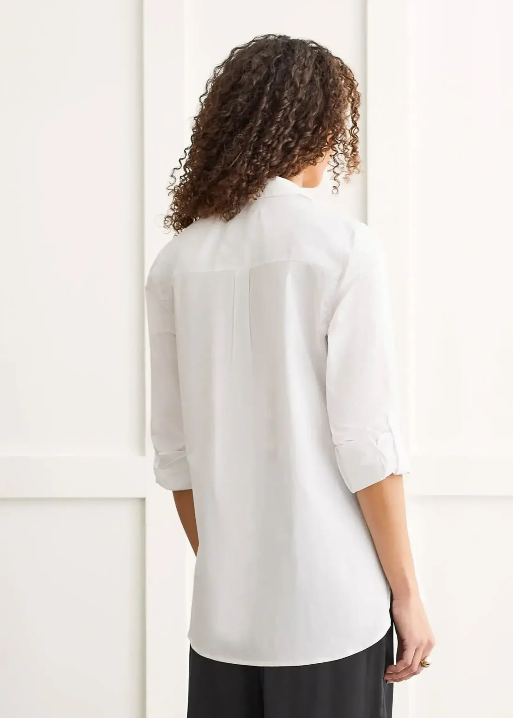 Tribal One button fooler blouse