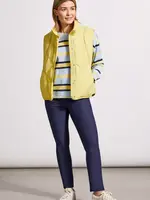 Tribal Quilted puffer a-line vest