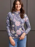 Tribal Drop shoulder printed top