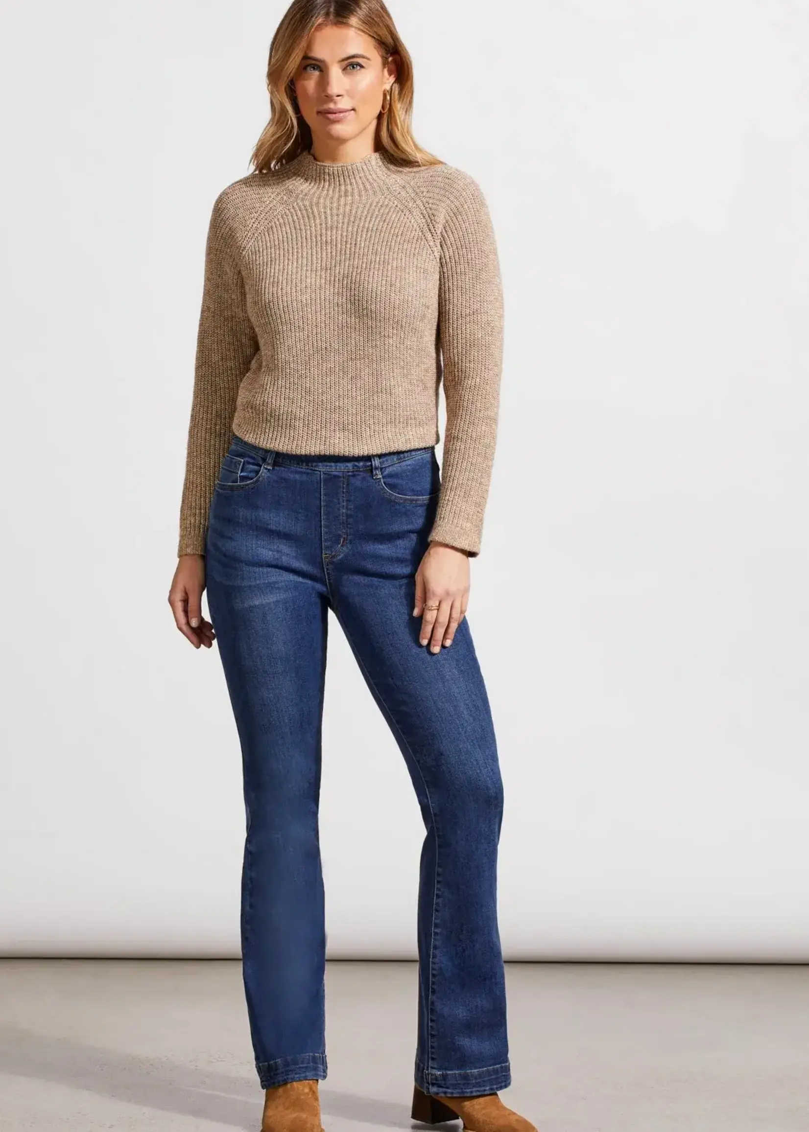 Tribal Flare pull- on jean