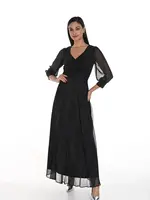 Frank Lyman Metalic shimmer v-neck dress