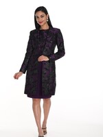 Frank Lyman Sleeveless mini dress with mesh embellished bodice
