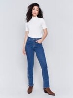 Charlie B Embroidered boot cut jeans