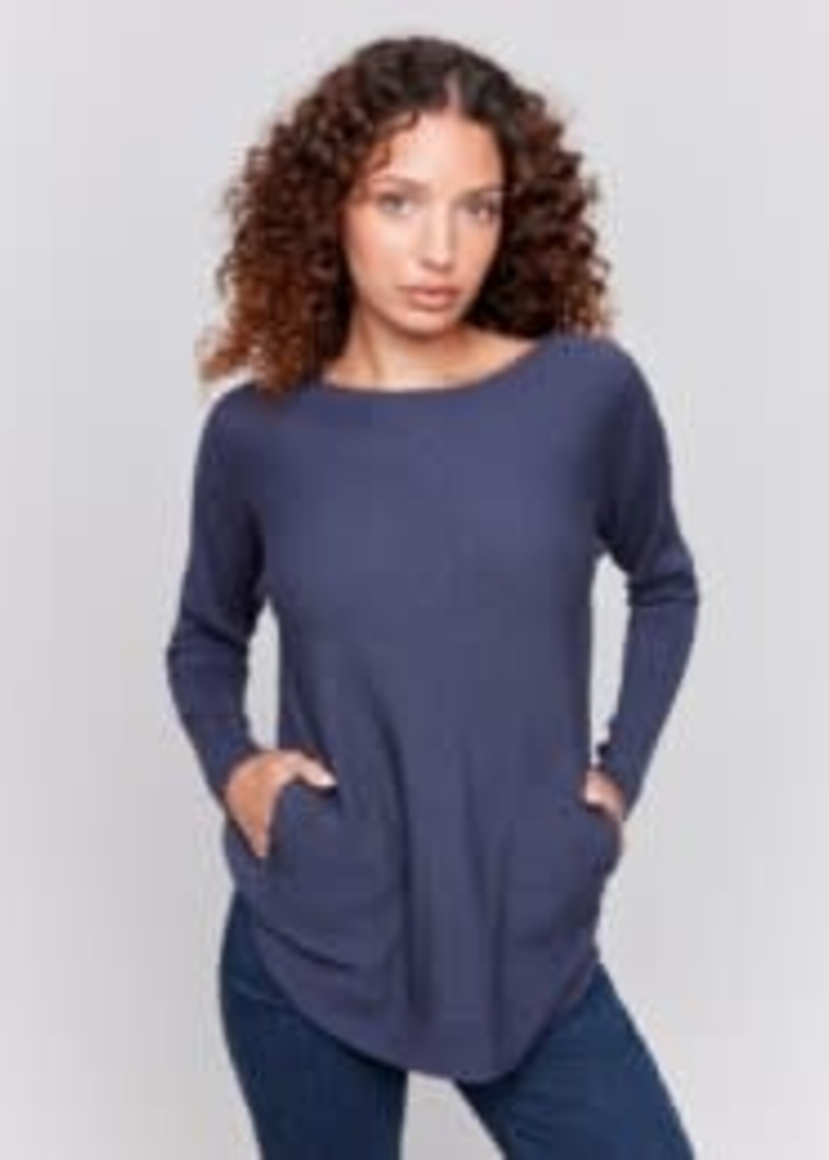 Charlie B Back eyelet detail top