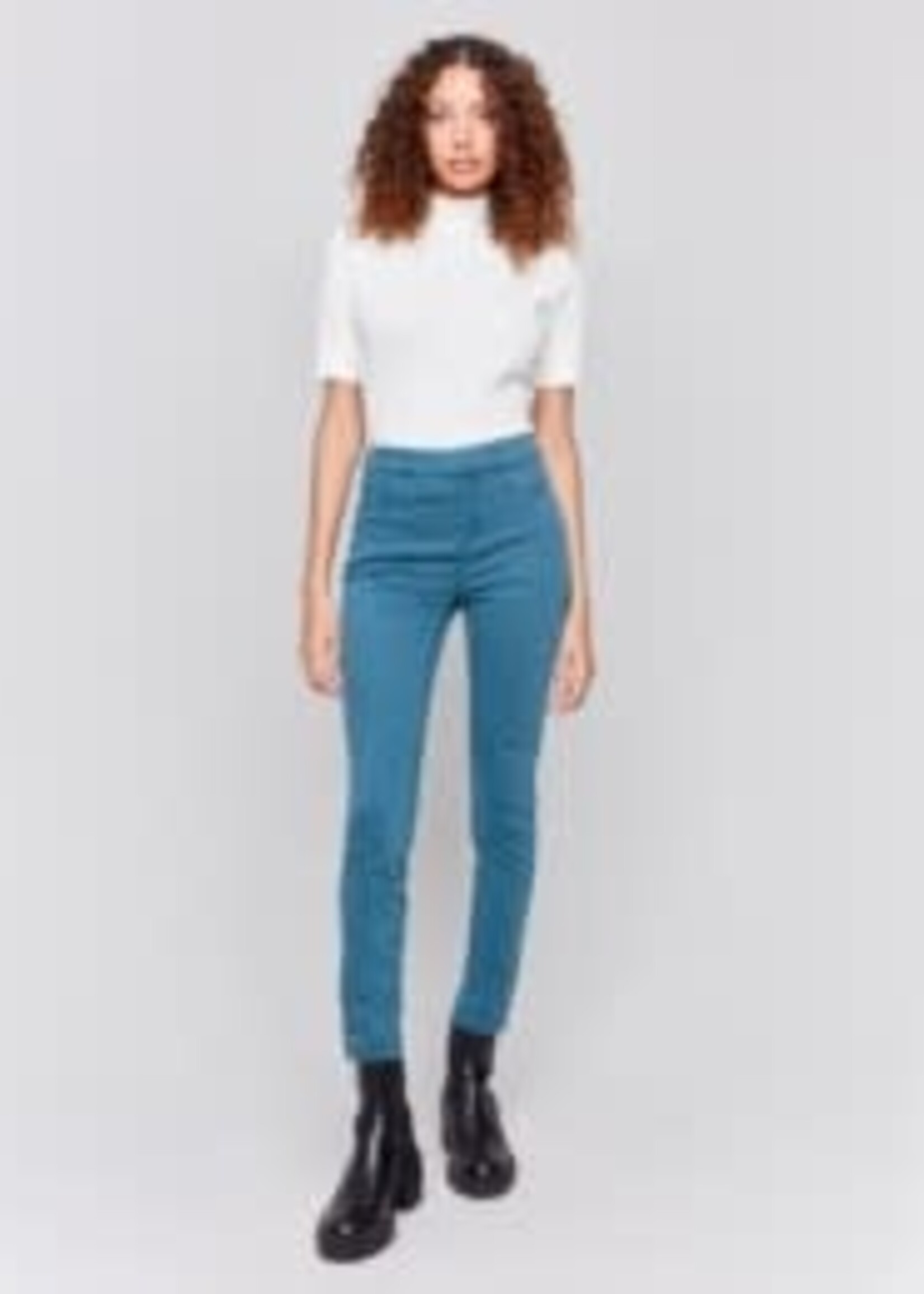 Charlie B Snap side hem detail jean