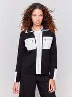 Charlie B Short Gutsy knit jkt
