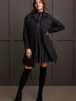 Tribal Long quilted jacket