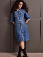 Tribal Denim hour glass dress