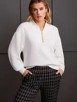 Tribal Quarter zip scuba top