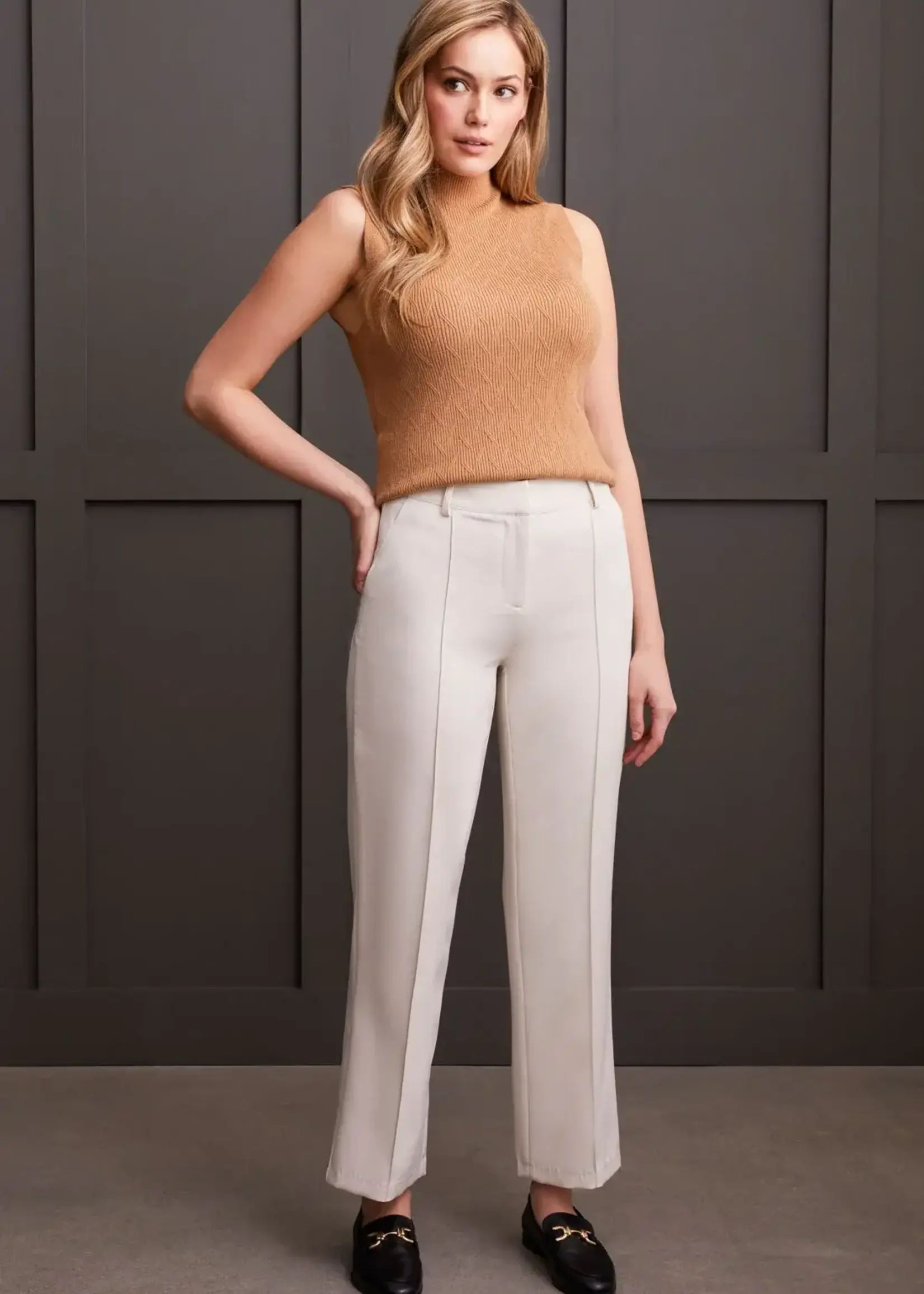 Tribal Pin tuck fly front pant