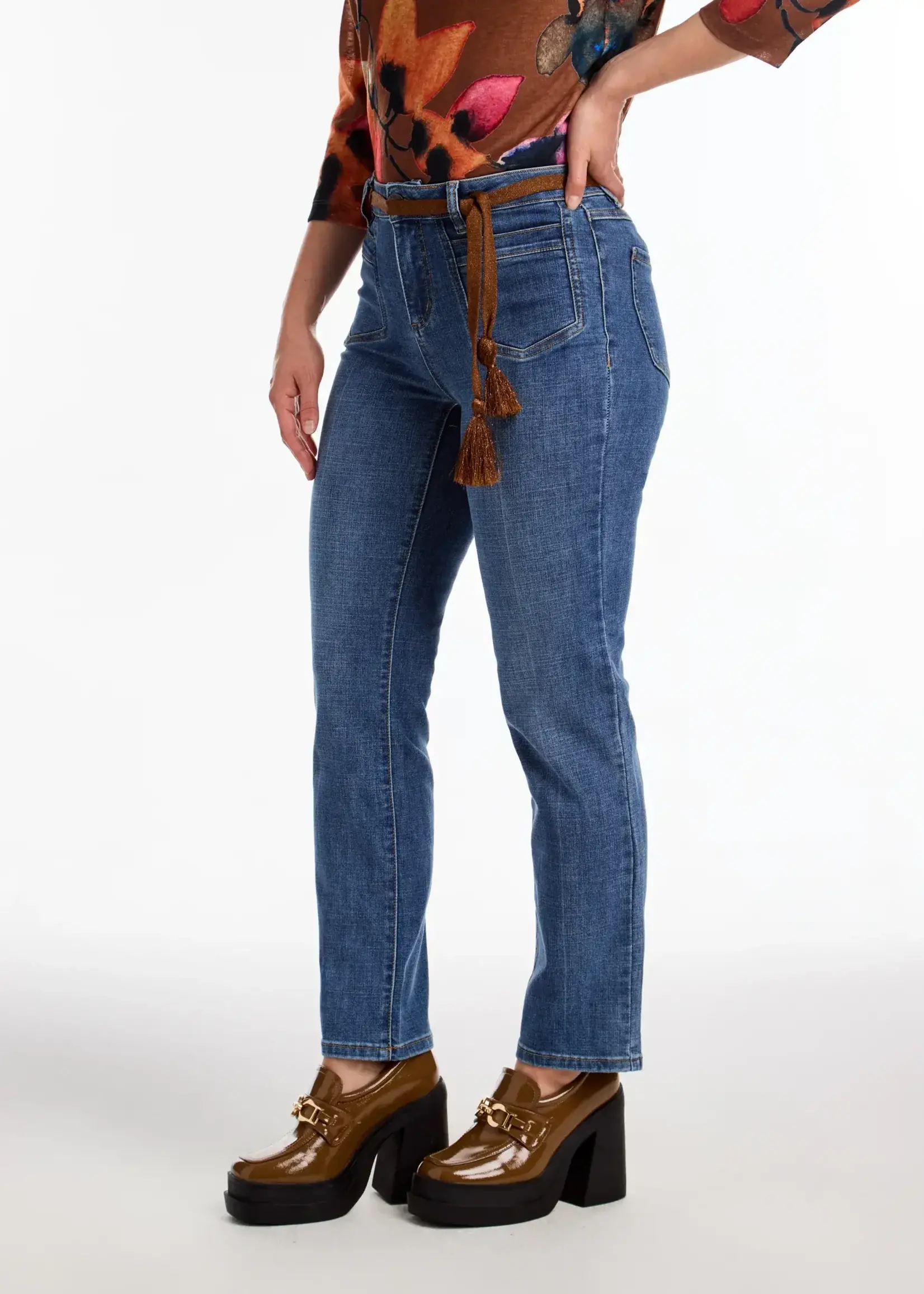 French Dressing Jeans Cross hatch denim