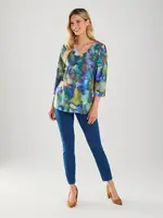 French Dressing Jeans Water colour v-neck