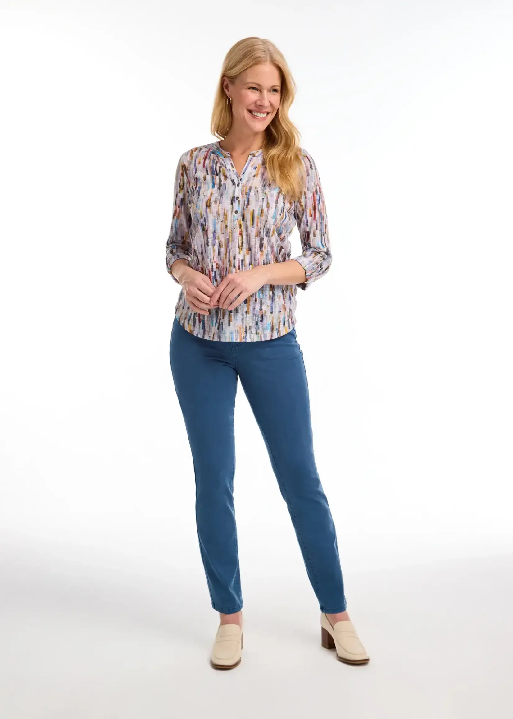 French Dressing Jeans Petite straight leg pant