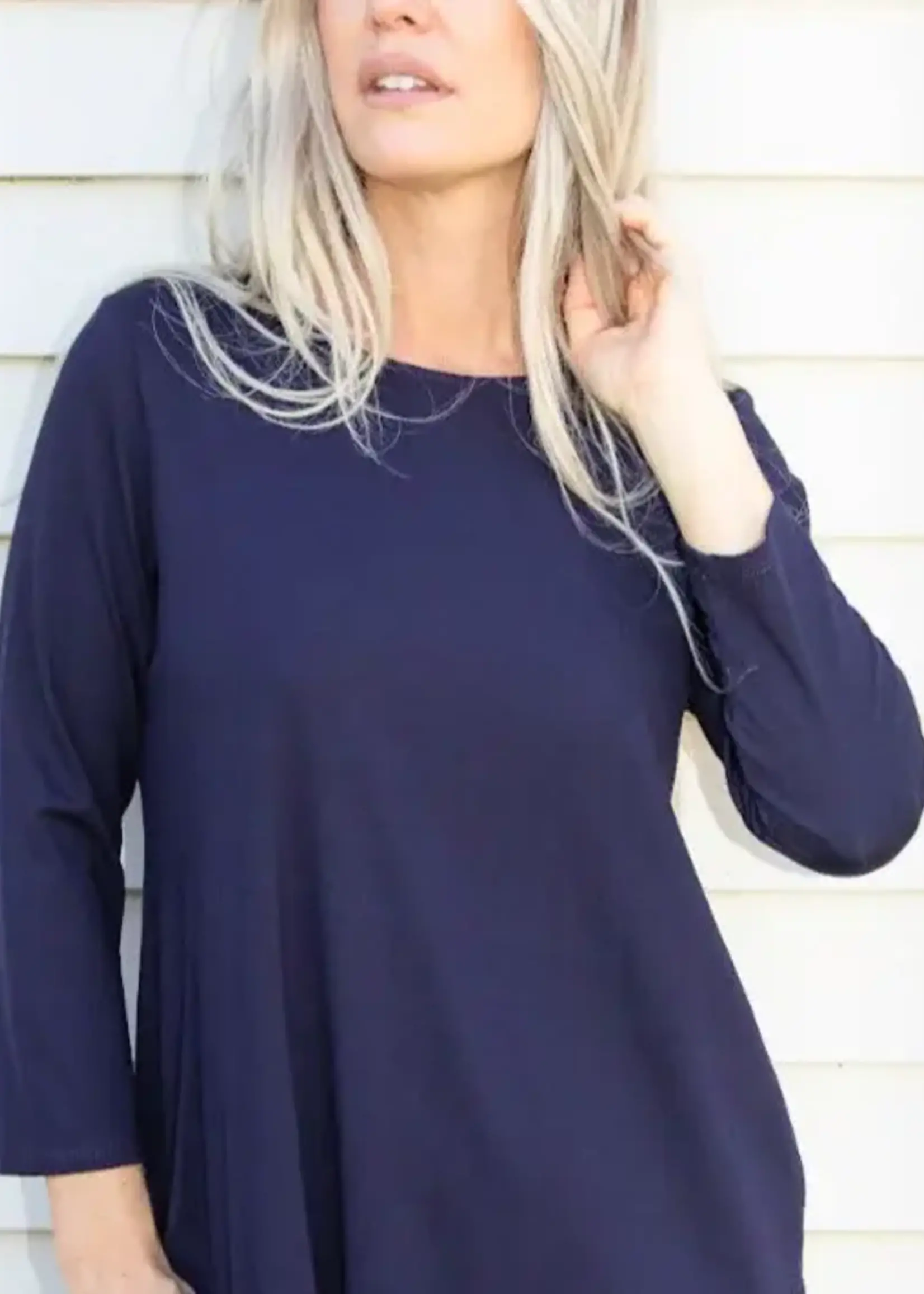 Pure Essence Asymmetrical hem tunic