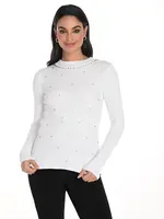 Frank Lyman Long sleeve blingy top
