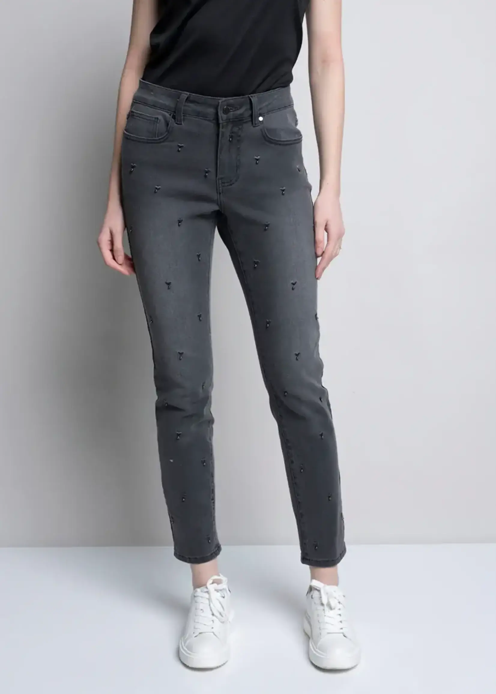 Picadilly Heart embellished jean