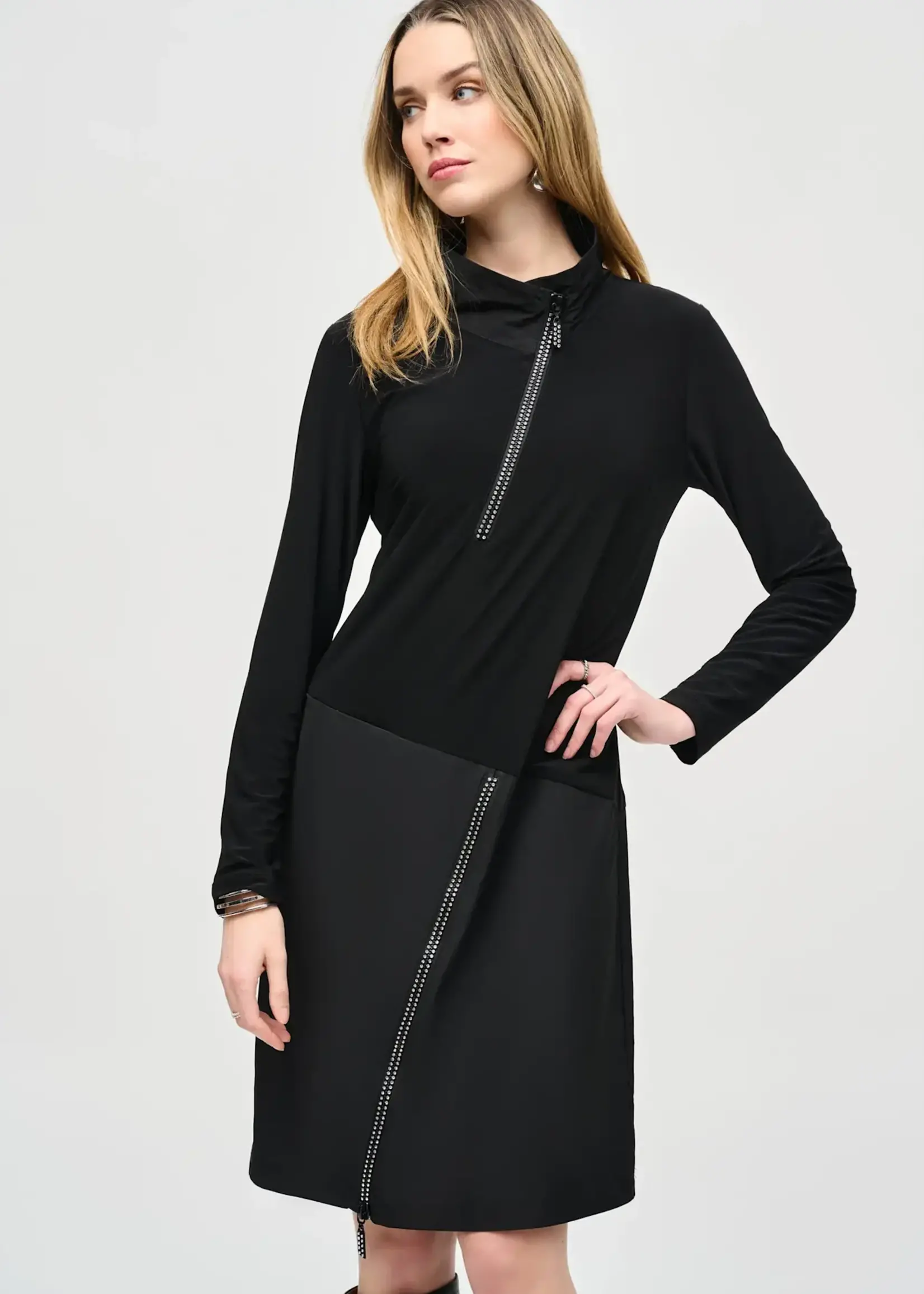 Joseph Ribkoff High neck pencil dress
