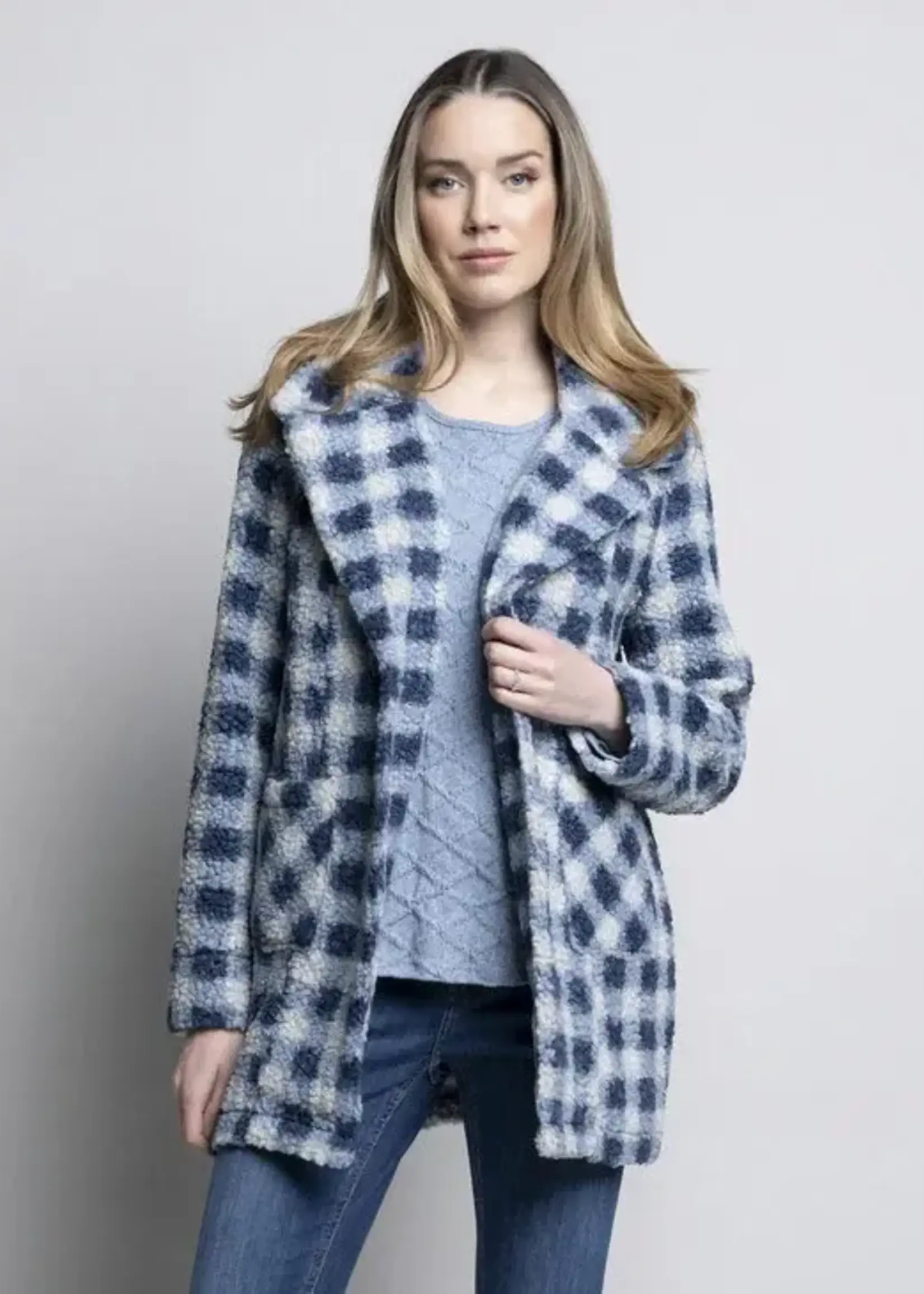 Picadilly Plaid teddy bear coat