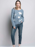 Picadilly Jaquard heart & star sweater